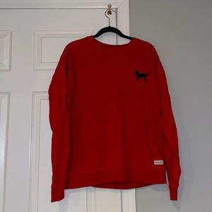 Red Black Dog crew neck